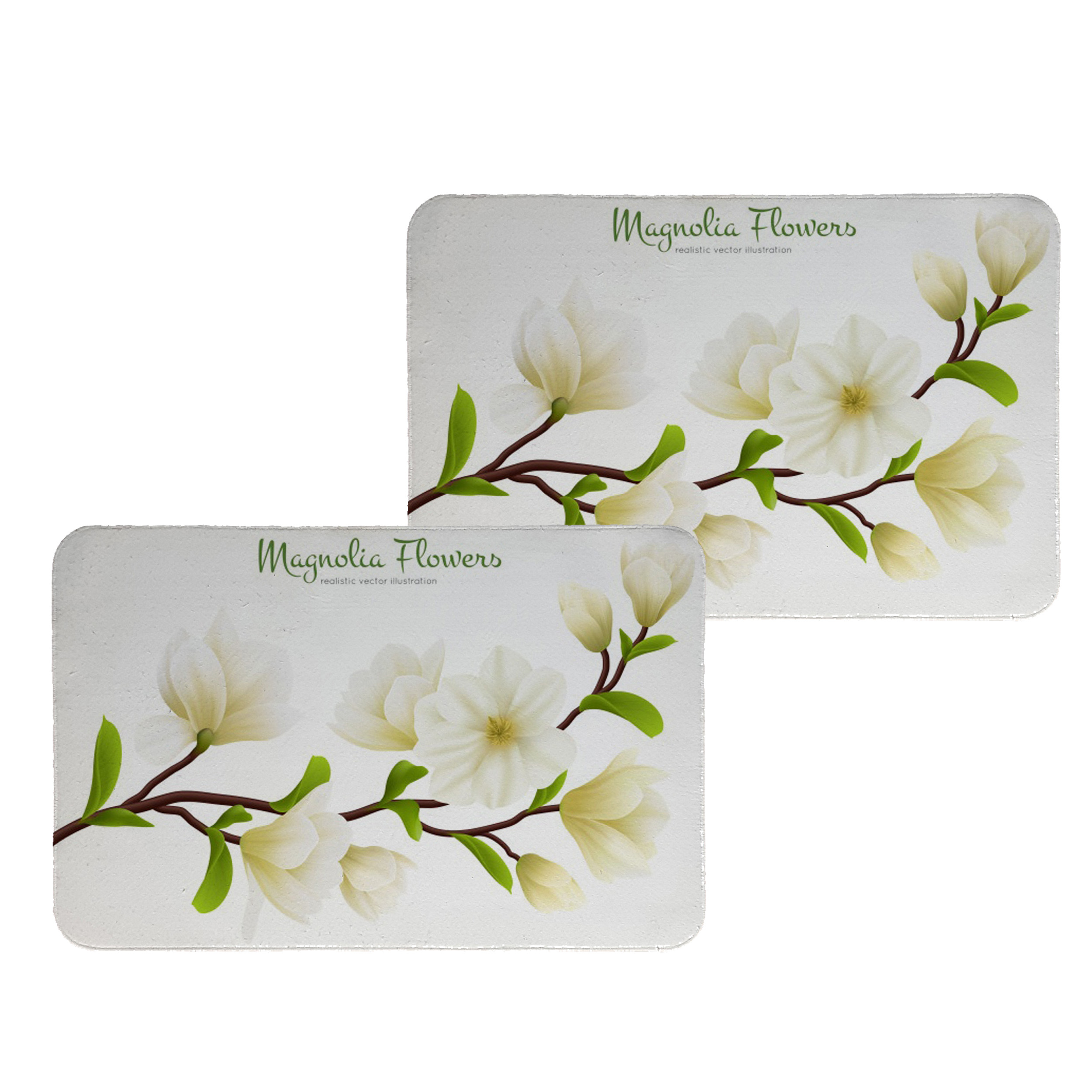 زیربشقابی طرح گل کد 8024 مجموعه 2عددی