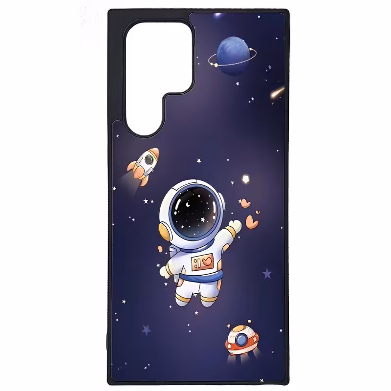 کاور طرح فضانورد کد G-040 مناسب برای گوشی موبایل سامسونگ Galaxy S22 Ultra | دیجی قاب دونی