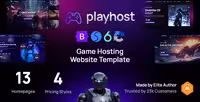 Playhost پلی هاست قالب HTML گیم سرور