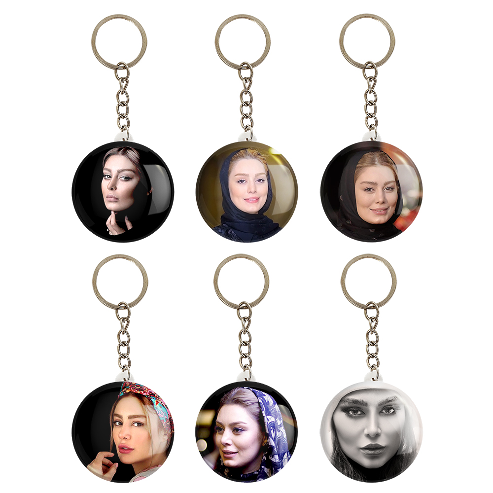 جاکلیدی خندالو مدل سحر قریشی کد 373A مجموعه 6 عددی