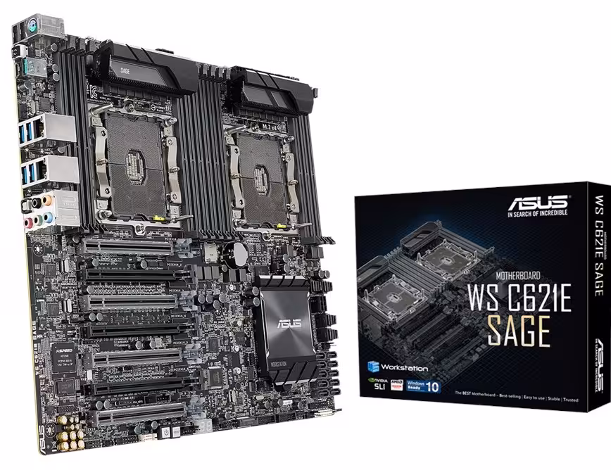 مادربرد ورک استیشن ایسوس مدل WS C621E SAGE