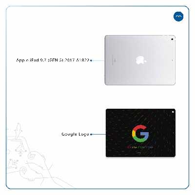 برچسب پوششی ماهوت مدل Google-Logo مناسب برای تبلت اپل iPad 9.7 (GEN 5) 2017 A1822