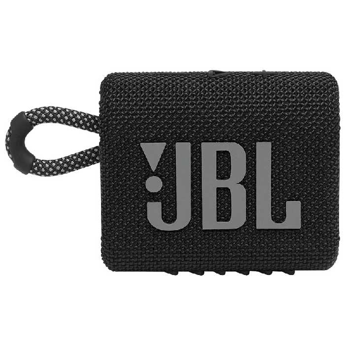 اسپیکر جی بی ال پرتابل بلوتوث ضد آب مدل JBL GO 3 مشکی - Hiapple.ir