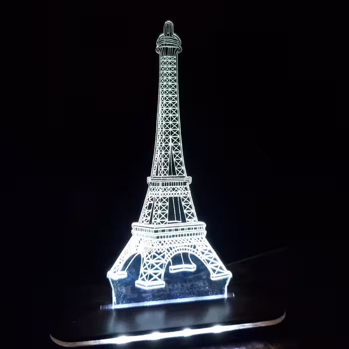 بالبینگ آباژور شبخواب چراغ خواب سه بعدی برج ایفل Efel tower