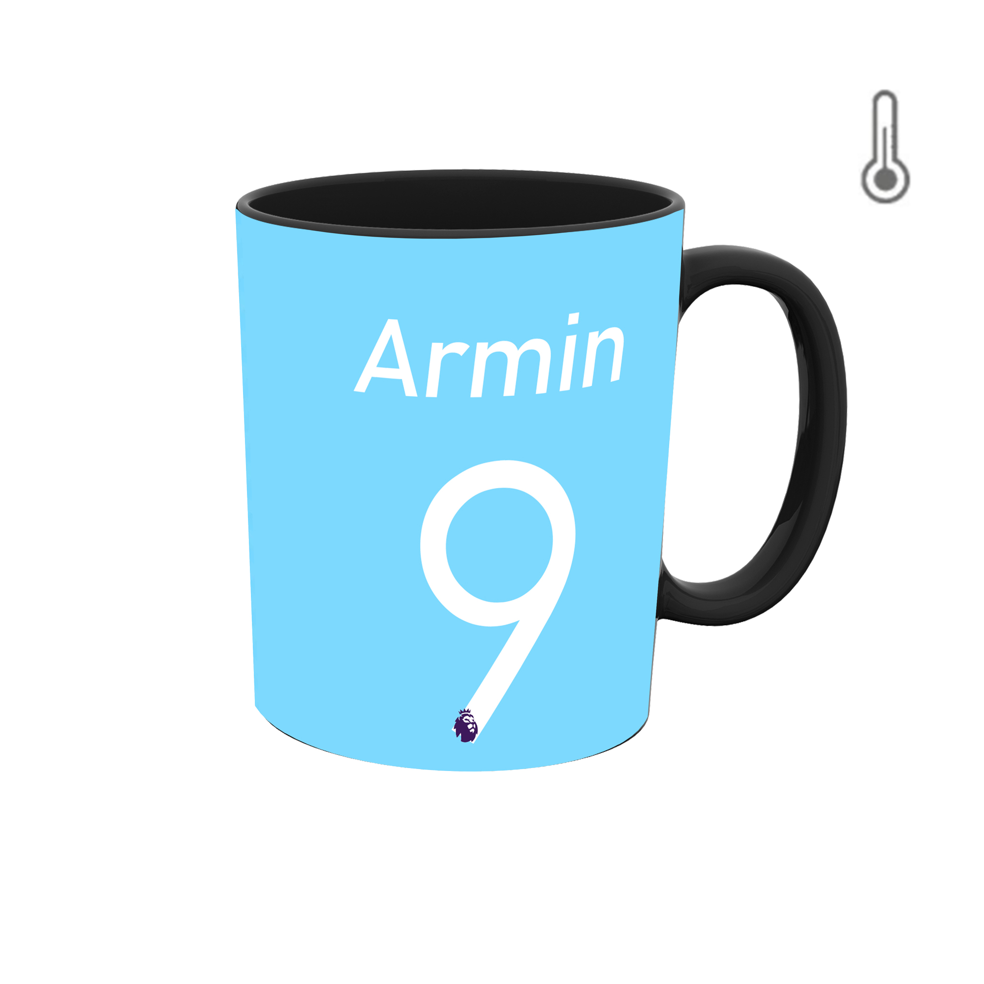 ماگ حرارتی طرح اسم آرمین مدل هالند سیتی 