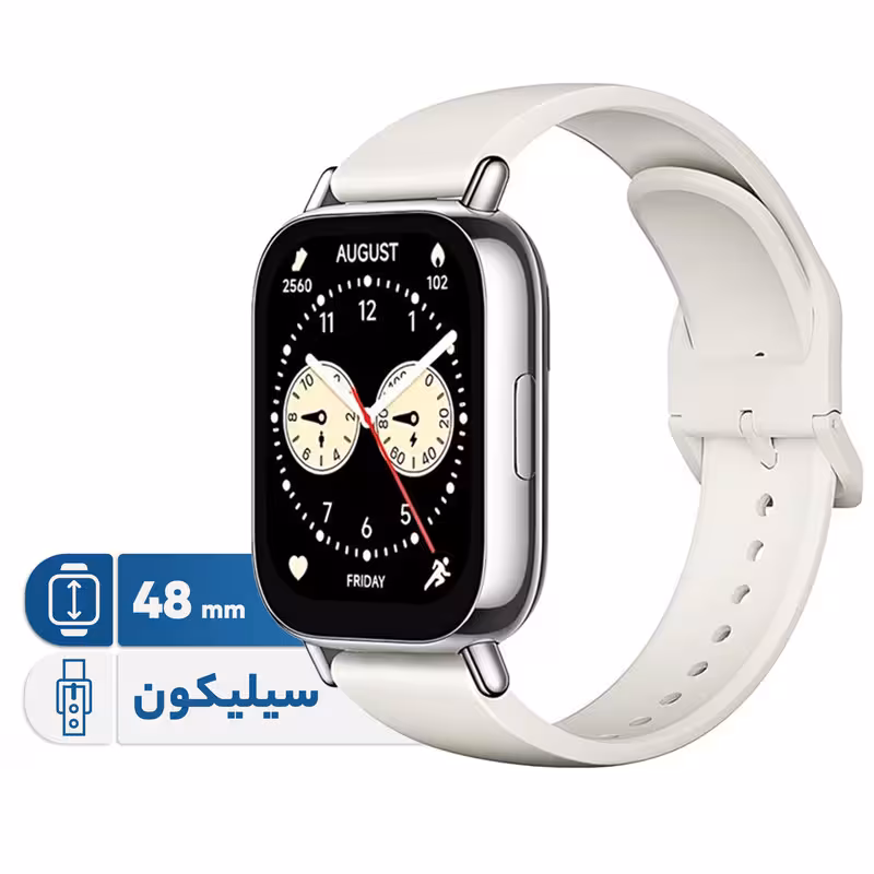 ساعت هوشمند شیائومی مدل Redmi Watch 5 Lite دارای قابلیت های قابلیت مکالمه از طریق بلوتوث بند سیلیکون | موبایل آردین
