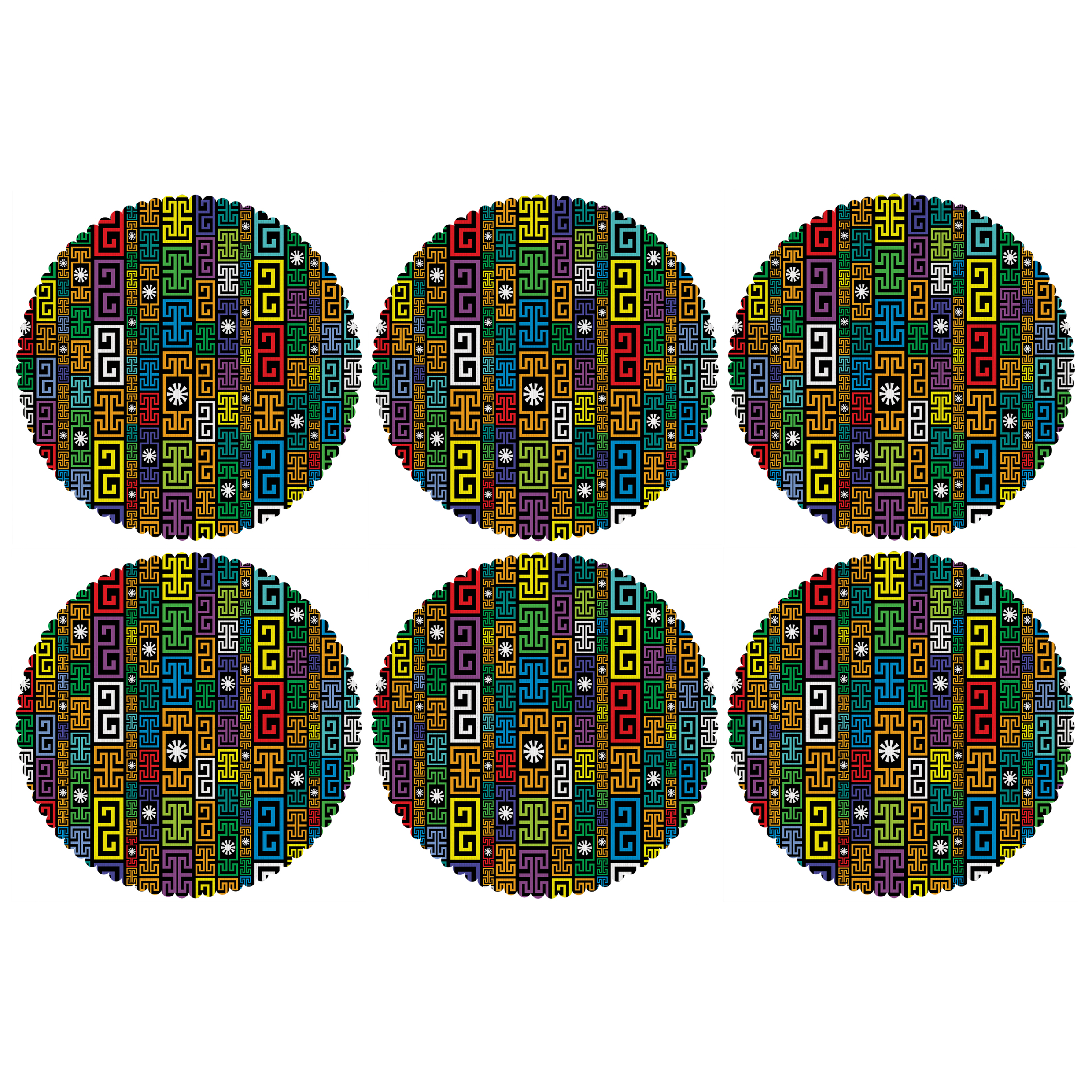 زیربشقابی مدل U2-42146 بسته 6 عددی