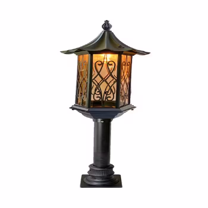 چراغ چمنی کوچک ایفل مدل لاکچری پرو E28B-S