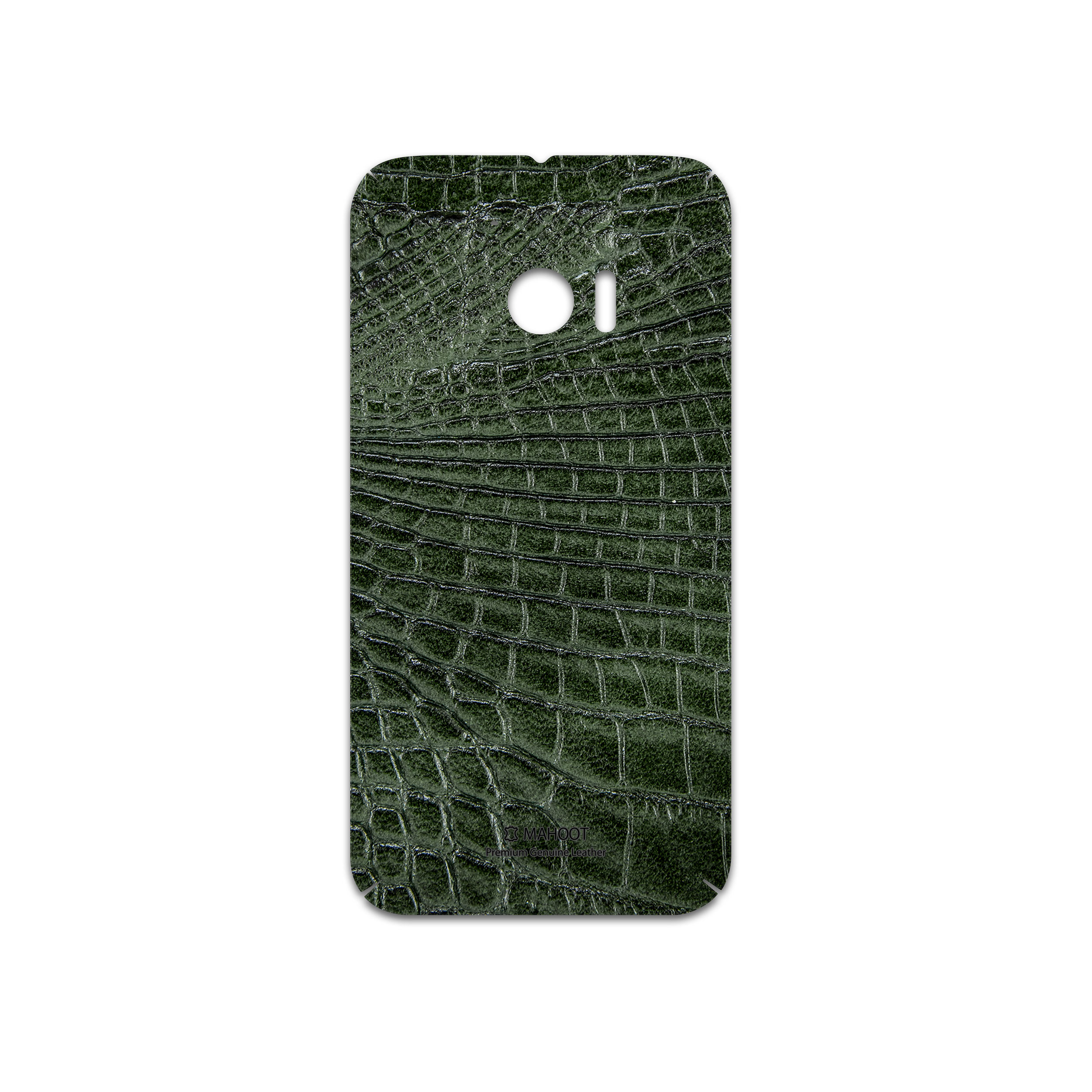 برچسب پوششی ماهوت مدل Green-Crocodile-Leather مناسب برای گوشی موبایل اچ تی سی 10