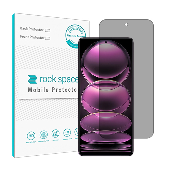 گلس شیائومی Redmi Note 12 5G مدل نانو هیدروژل پرایوسی برند راک اسپیس کد26472S