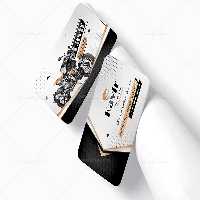 کارت ویزیت نمایشگاه موتور سیکلت | گرافیک با طعم تربچه