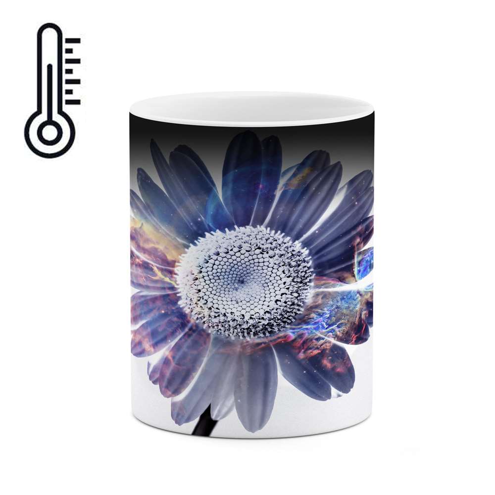 ماگ حرارتی طرح گل  مدل mgph11237