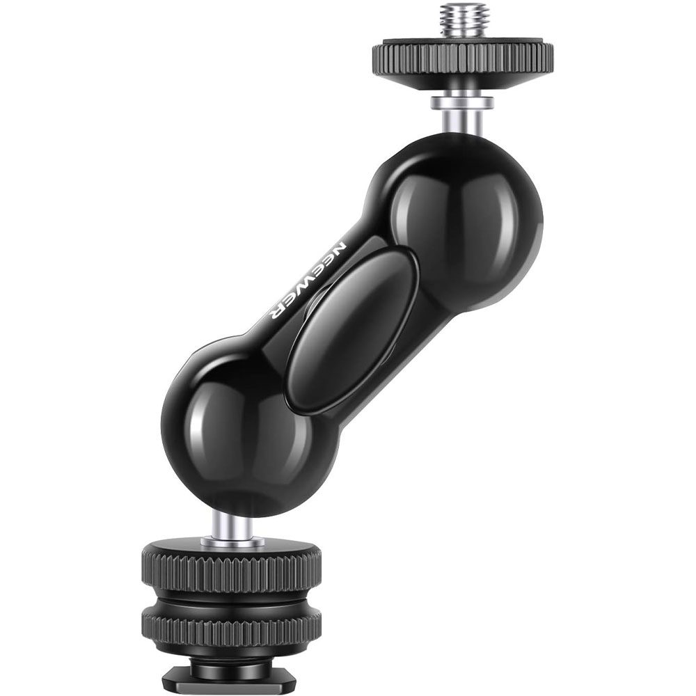 تبدیل و نگهدارنده برای نصب مانیتور نیویر NEEWER Cool Ballhead Multi-Function Double Ball ST13