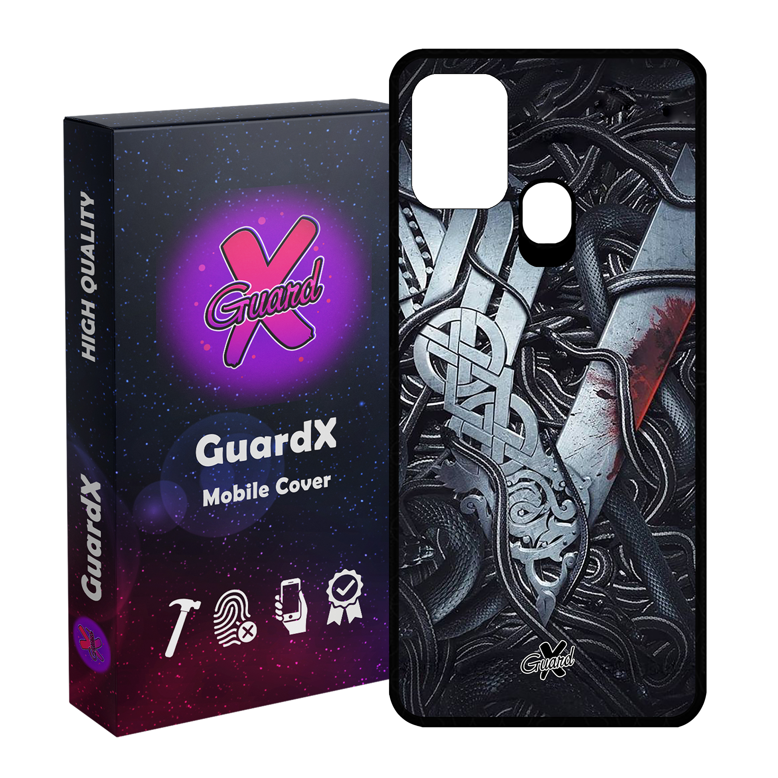 کاور گارد ایکس طرح Vikings مدل Glass10221 مناسب برای گوشی موبایل سامسونگ Galaxy M31 / M31 Prime / F41