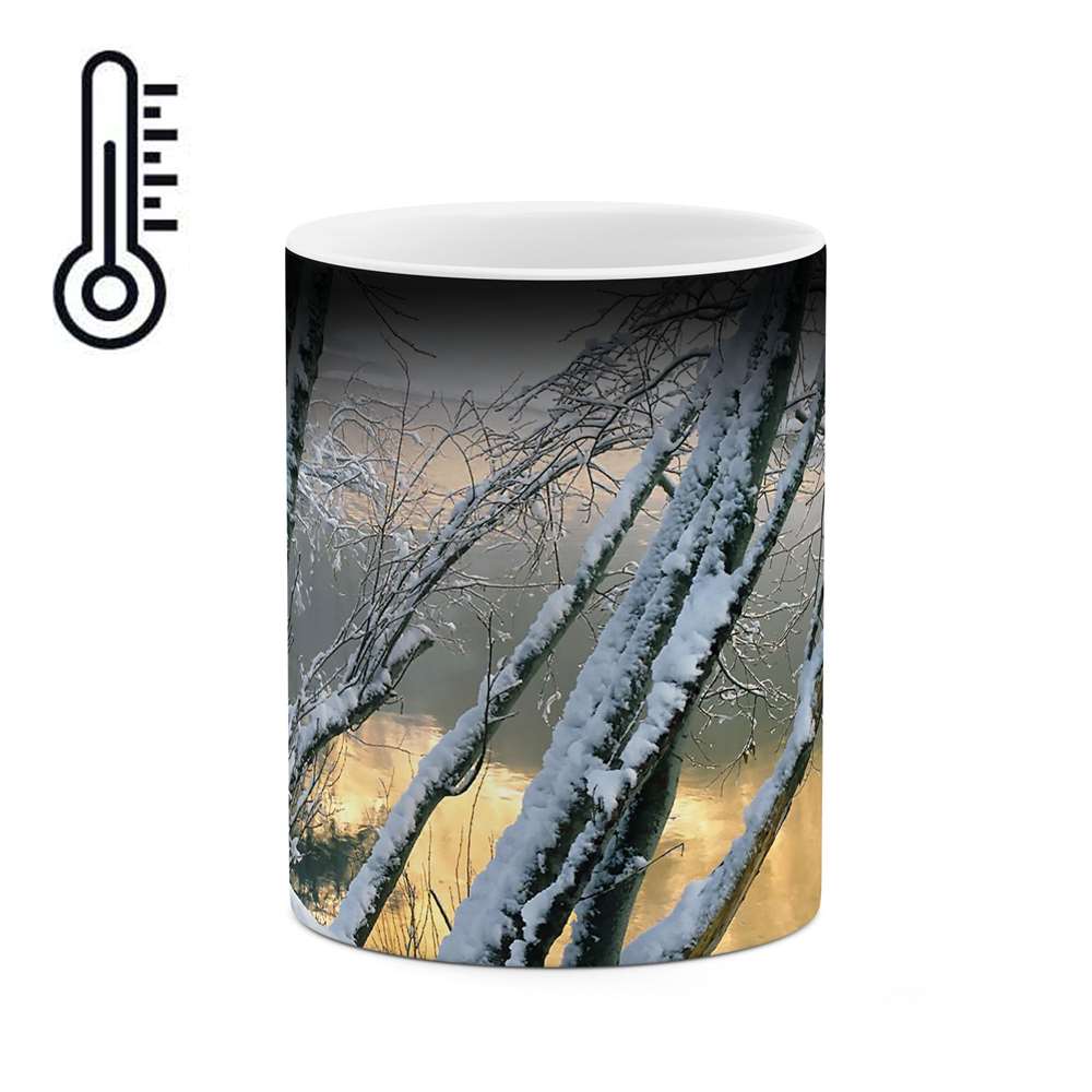 ماگ حرارتی طرح درخت برفی مدل mgh05159