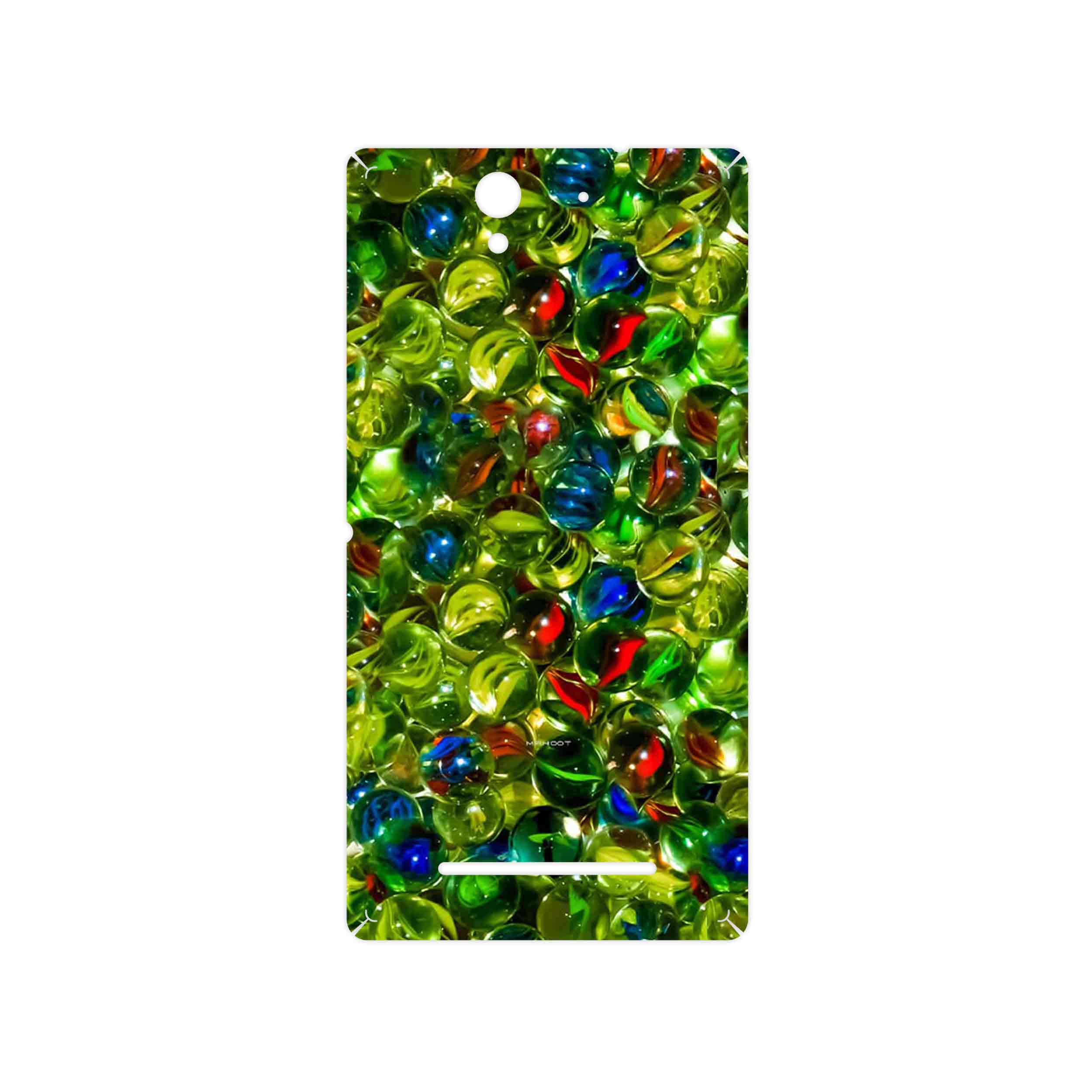 برچسب پوششی ماهوت مدل Marble Nostalgia مناسب برای گوشی موبایل سونی Xperia C3 Dual