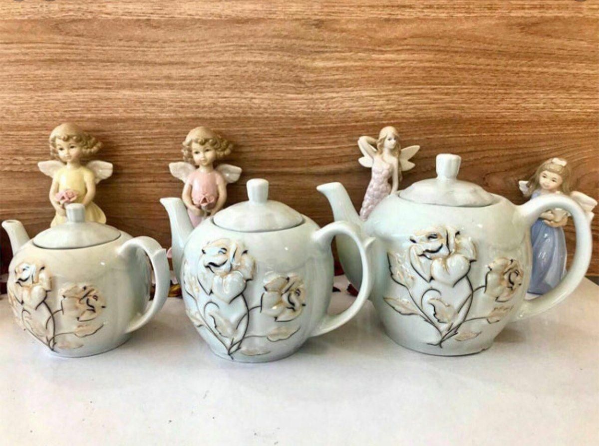 قوری گل برجسته