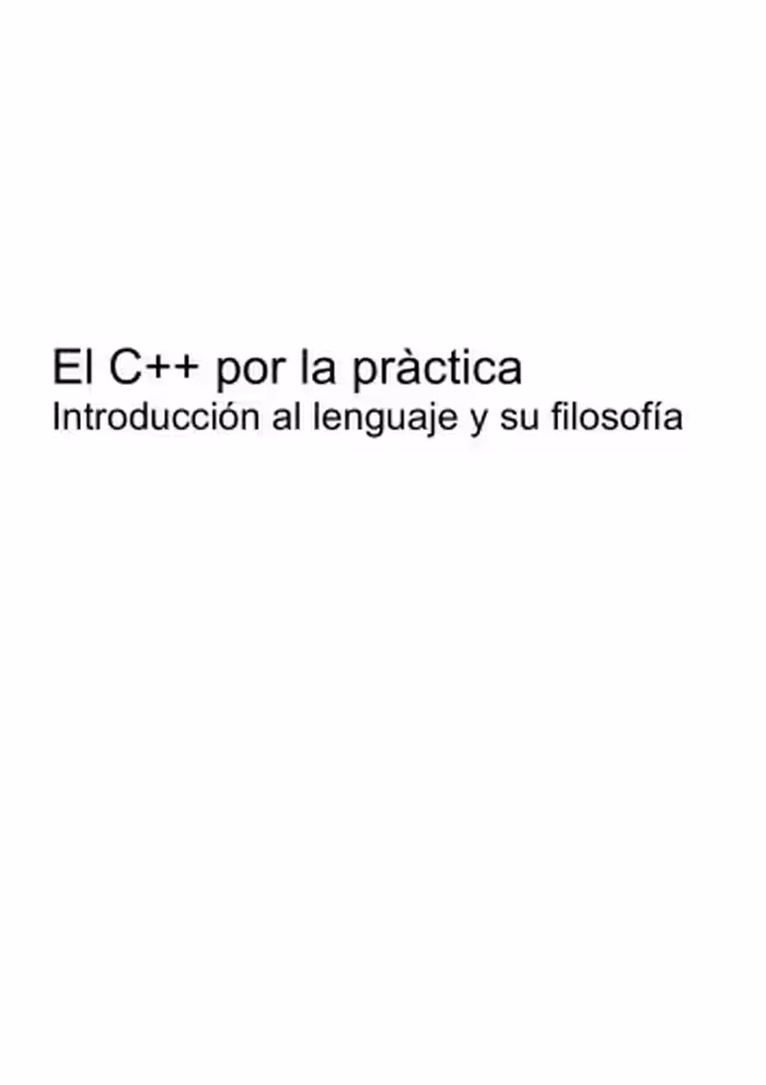 خرید و دانلود نسخه کامل کتاب El C   por la práctica. El lenguaje y su filosofía