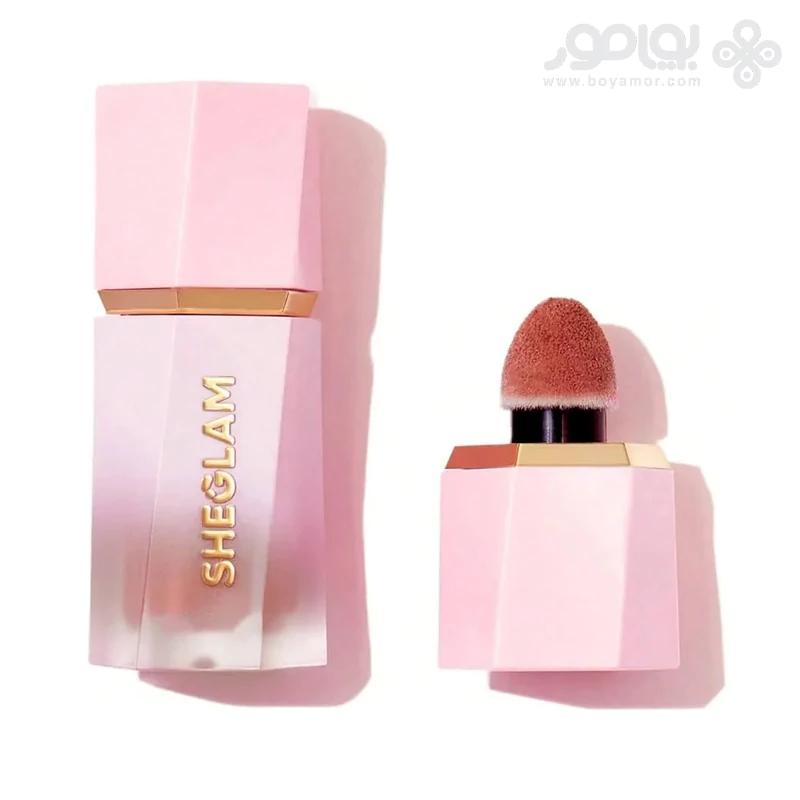 رژگونه مایع مات شیگلم مدل COLOR BLOOM رنگ RISKY BUSINESS