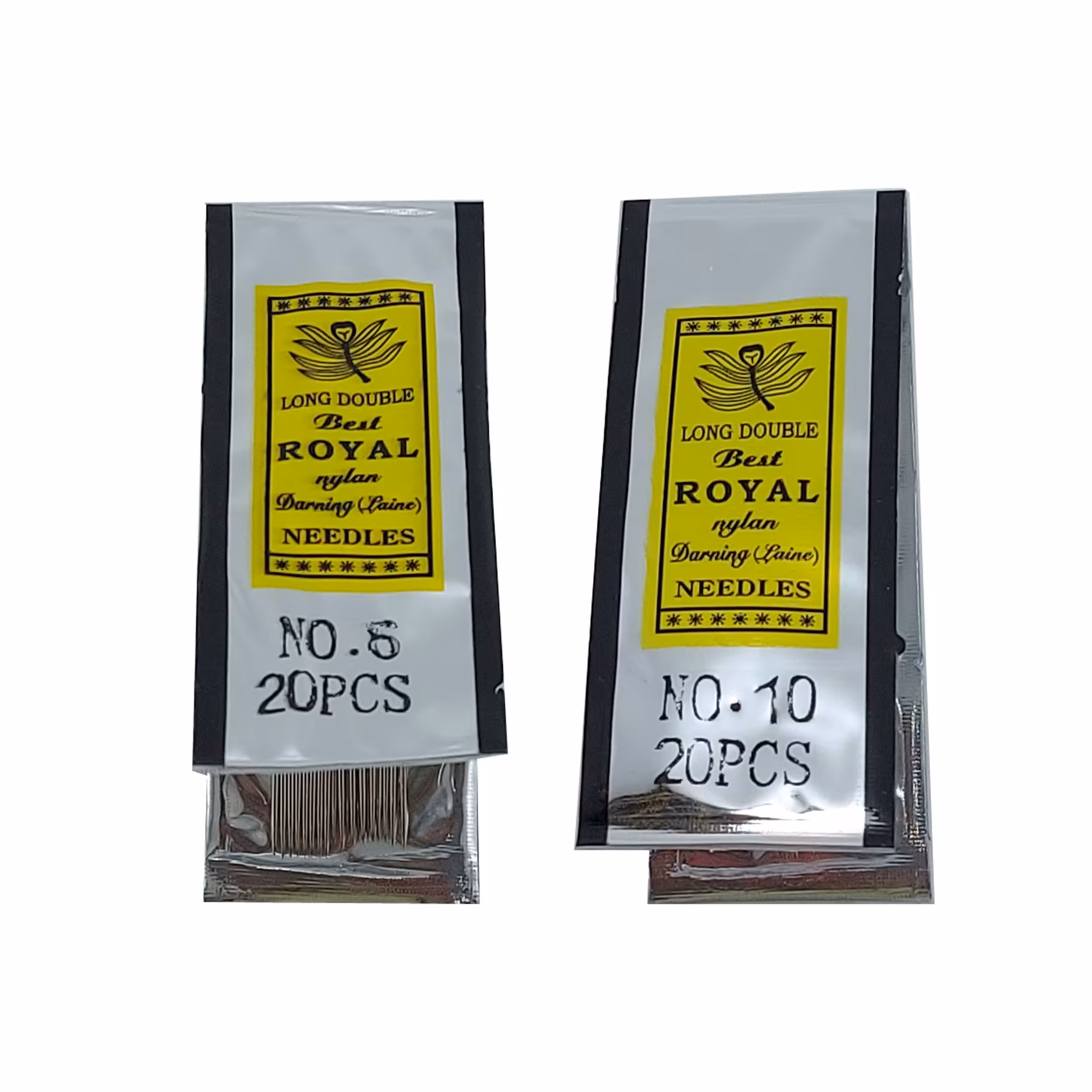سوزن خیاطی رویال مدل R610 دو بسته 20 عددی