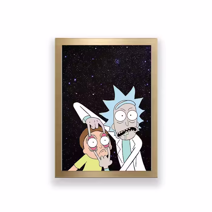 تابلو طرح انیمیشن Rick and Morty