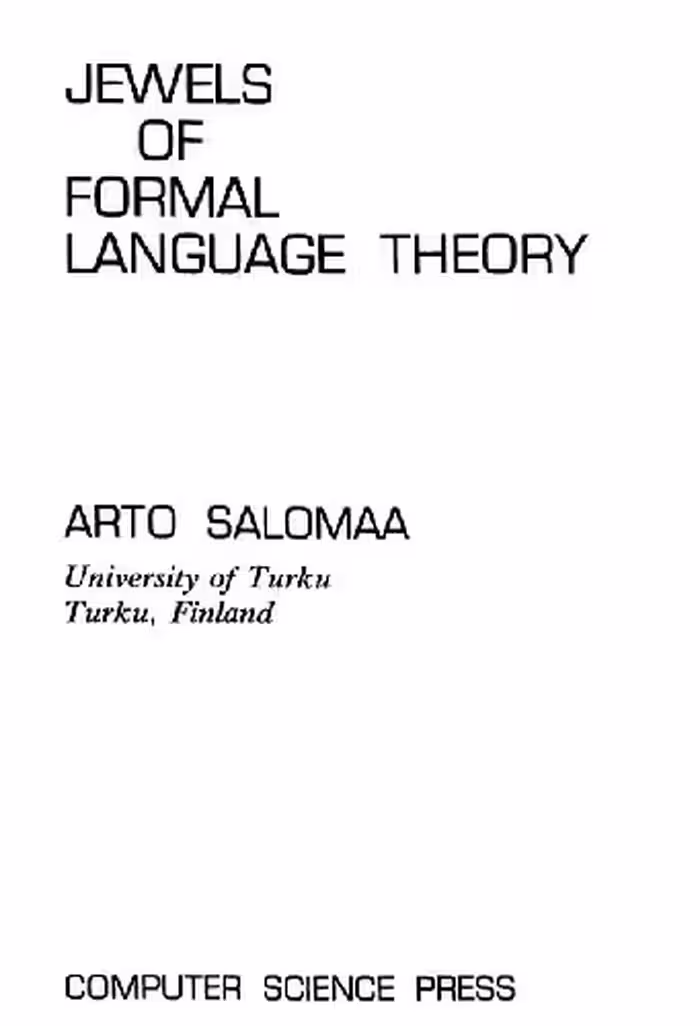 خرید و دانلود نسخه کامل کتاب Jewels of formal language theory