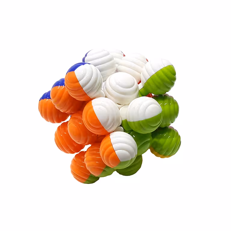 بازی مکعب روبیک 3*3 توپی (Ling Huan Toys)