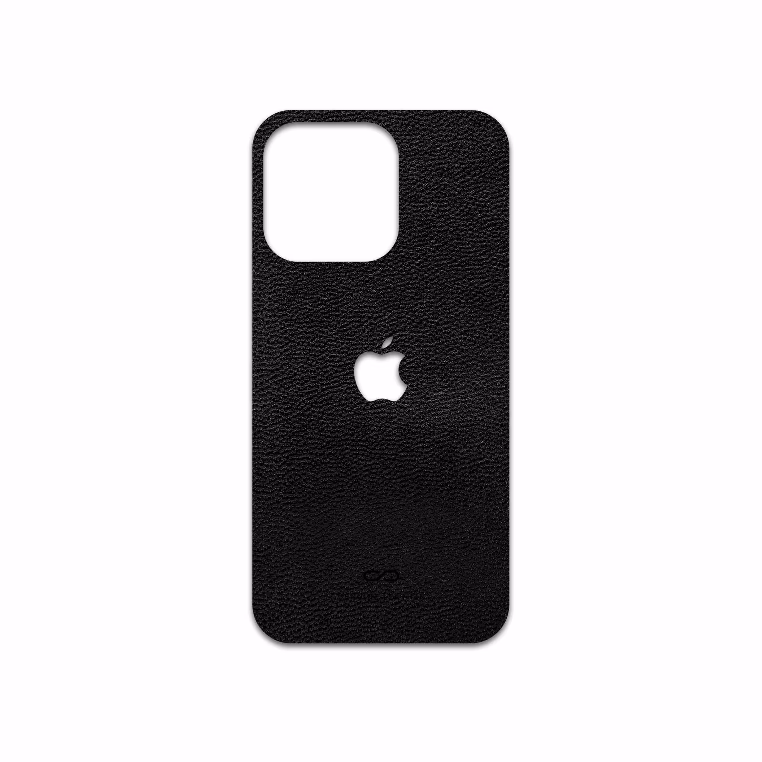 برچسب پوششی ماهوت مدل Black-Leather مناسب برای گوشی موبایل اپل iPhone 13 Pro Max