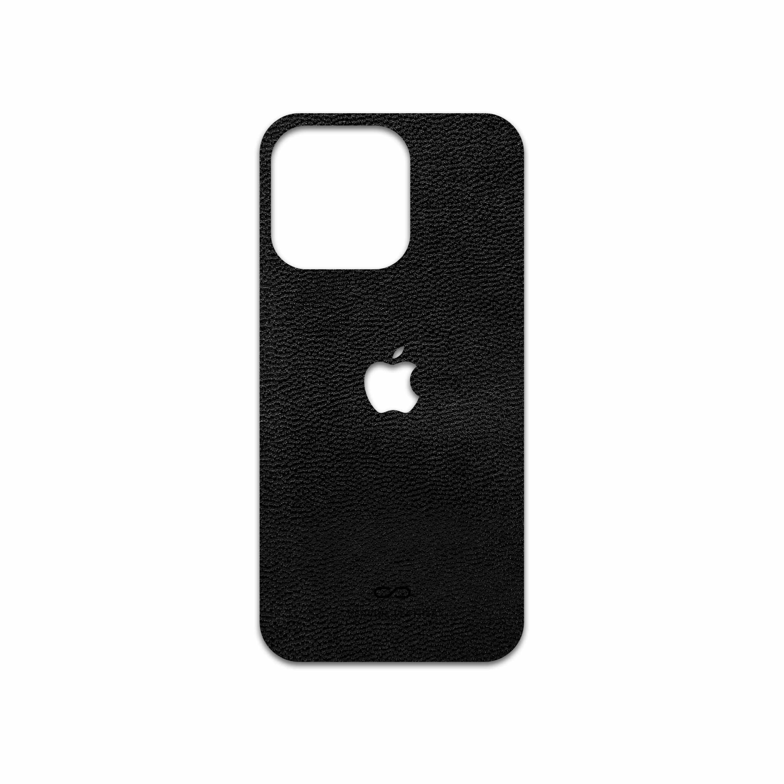 برچسب پوششی ماهوت مدل Black-Leather مناسب برای گوشی موبایل اپل iPhone 13 Pro Max
