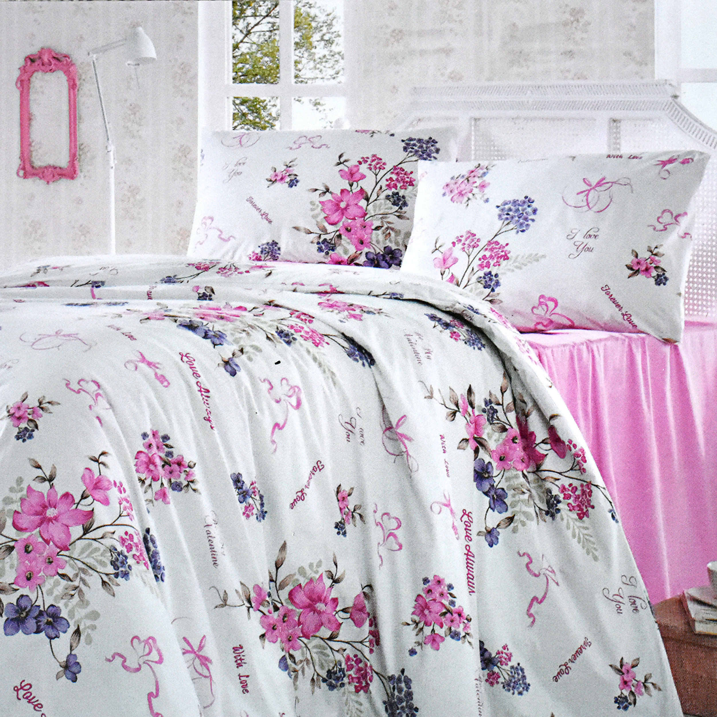 سرویس ملحفه ایسیمو هوم مدل Percale یک نفره 3 تکه