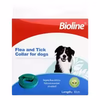 قلاده سگ ضد کک و کنه برند بیولاین مدل flea and tick collar