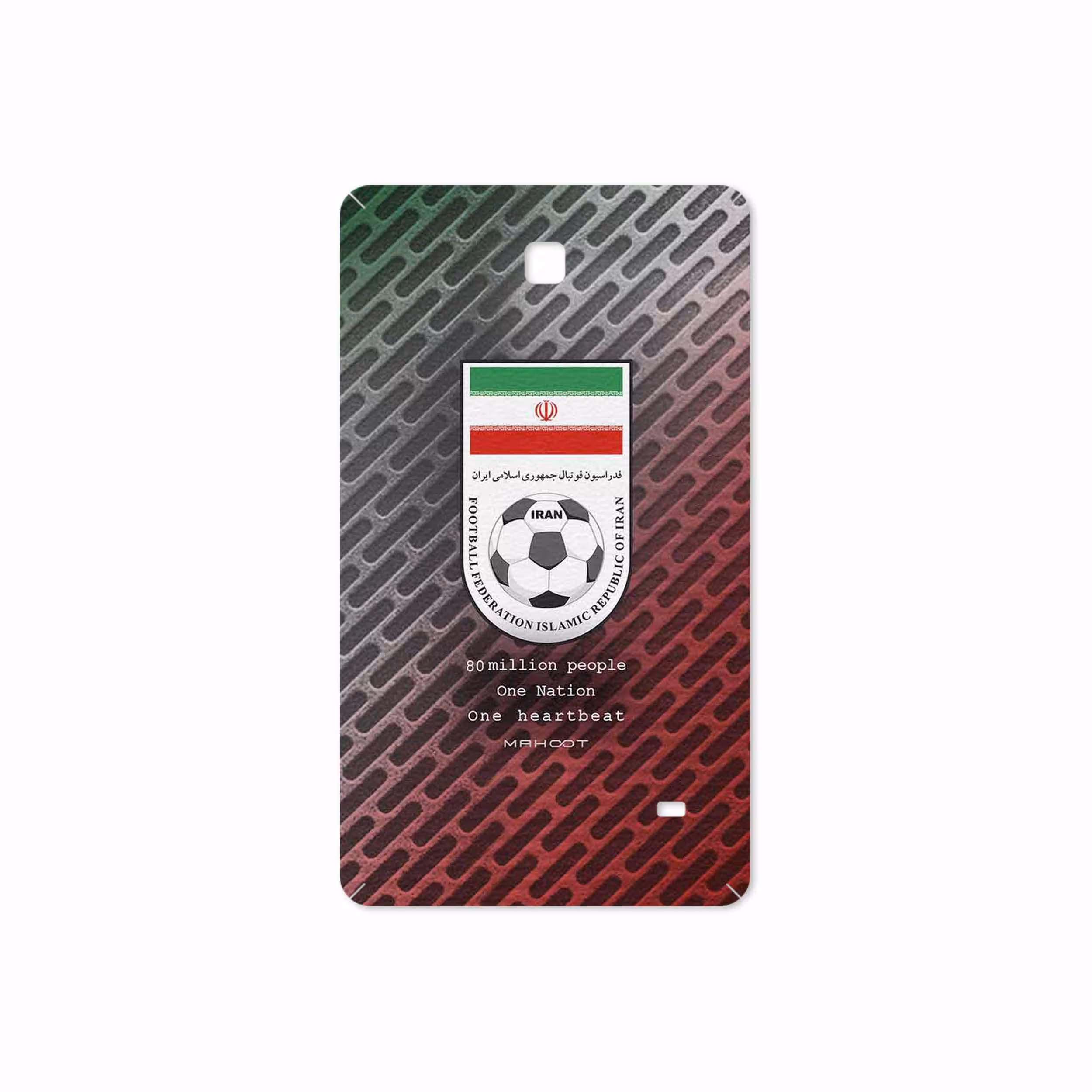 برچسب پوششی ماهوت مدل Iran-National-Football-Team مناسب برای تبلت سامسونگ Galaxy Tab 4 7.0 2014 T230