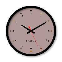 ساعت دیواری بزرگ راویتا طرح Minimal Color کد 3639