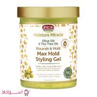 ژل استایل افریکن پراید مدل روغن زیتون و درخت چای حجم 510 میل