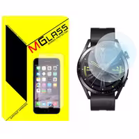 محافظ صفحه نمایش شیشه‌ای ام‌گلس مدل Glass-MG مناسب برای ساعت هوشمند هوآوی Watch GT3 46mm بسته دو عددی | کالا برتری