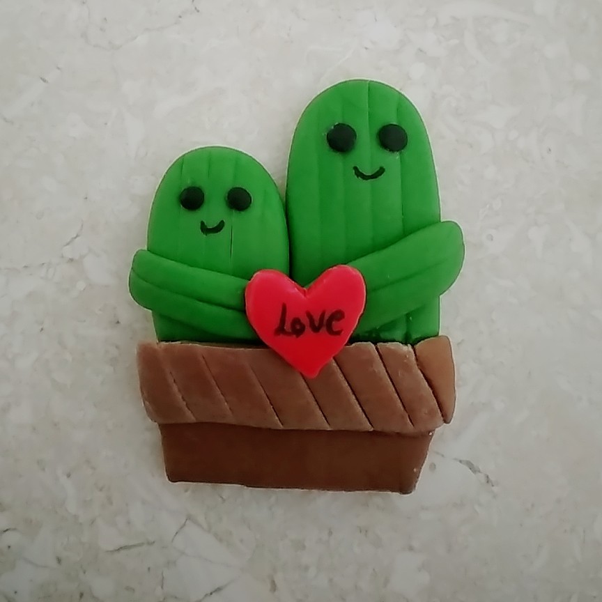 مگنت طرح زوج کاکتوس