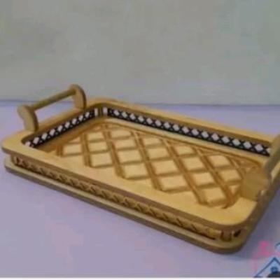 سینی هیوا چوب وفلز