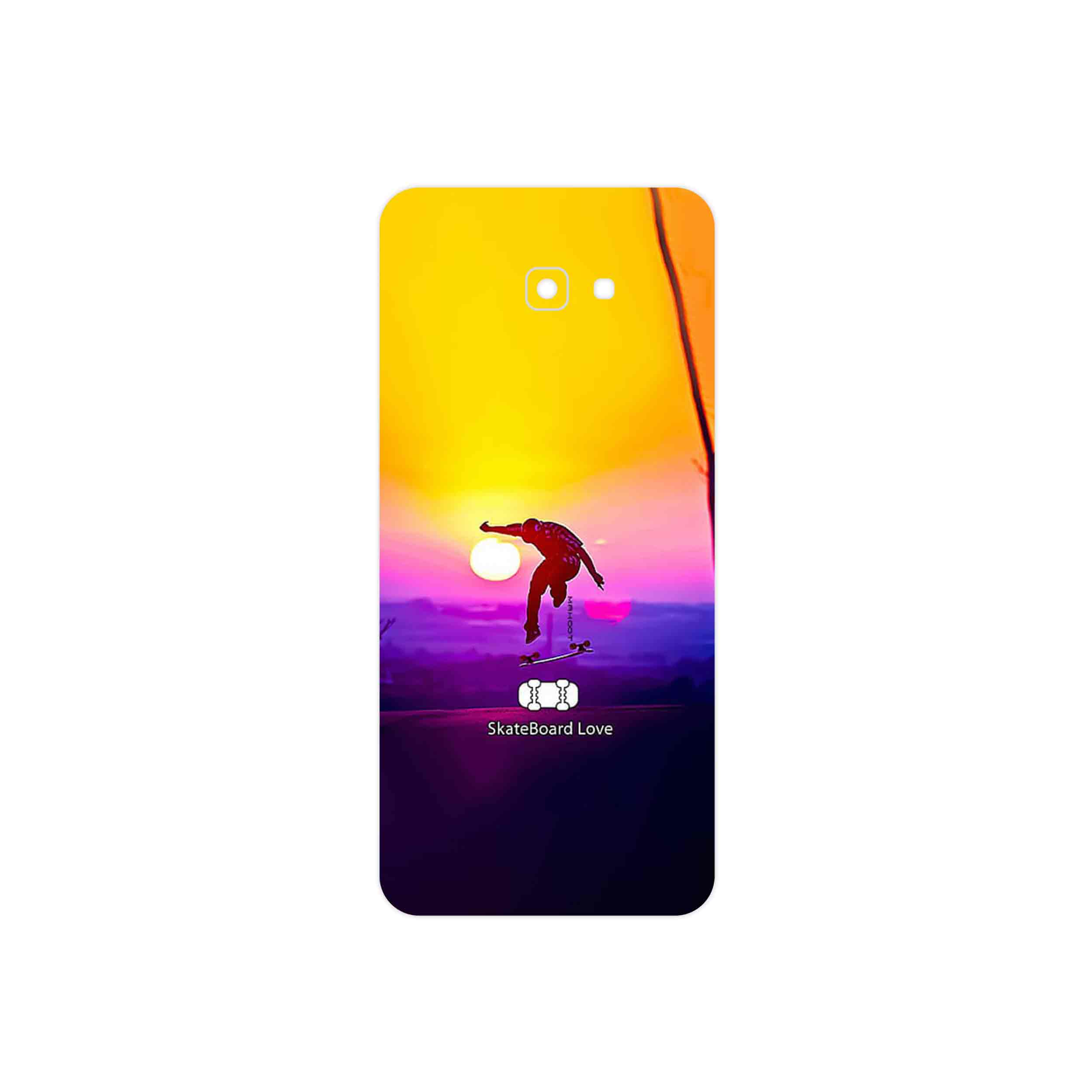 برچسب پوششی ماهوت مدل Skateboard مناسب برای گوشی موبایل سامسونگ Galaxy J4 Plus