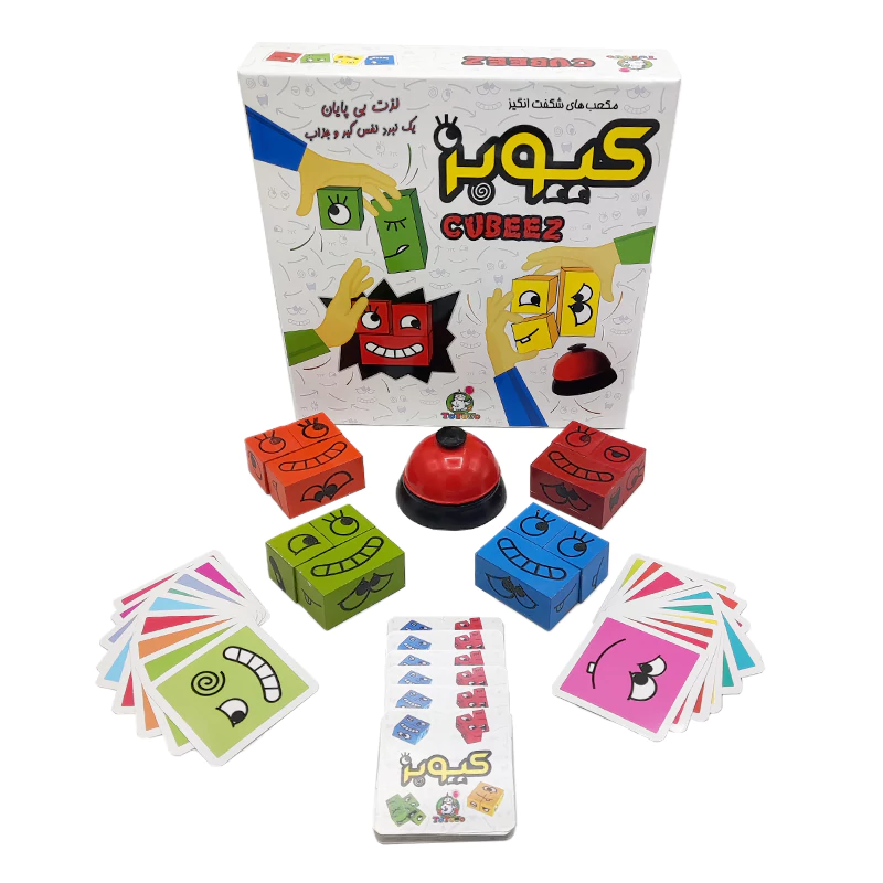 بازی فکری کیوبز چوبی زنگ دار توتویو