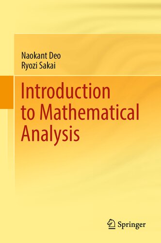 خرید و دانلود نسخه کامل کتاب Introduction to Mathematical Analysis