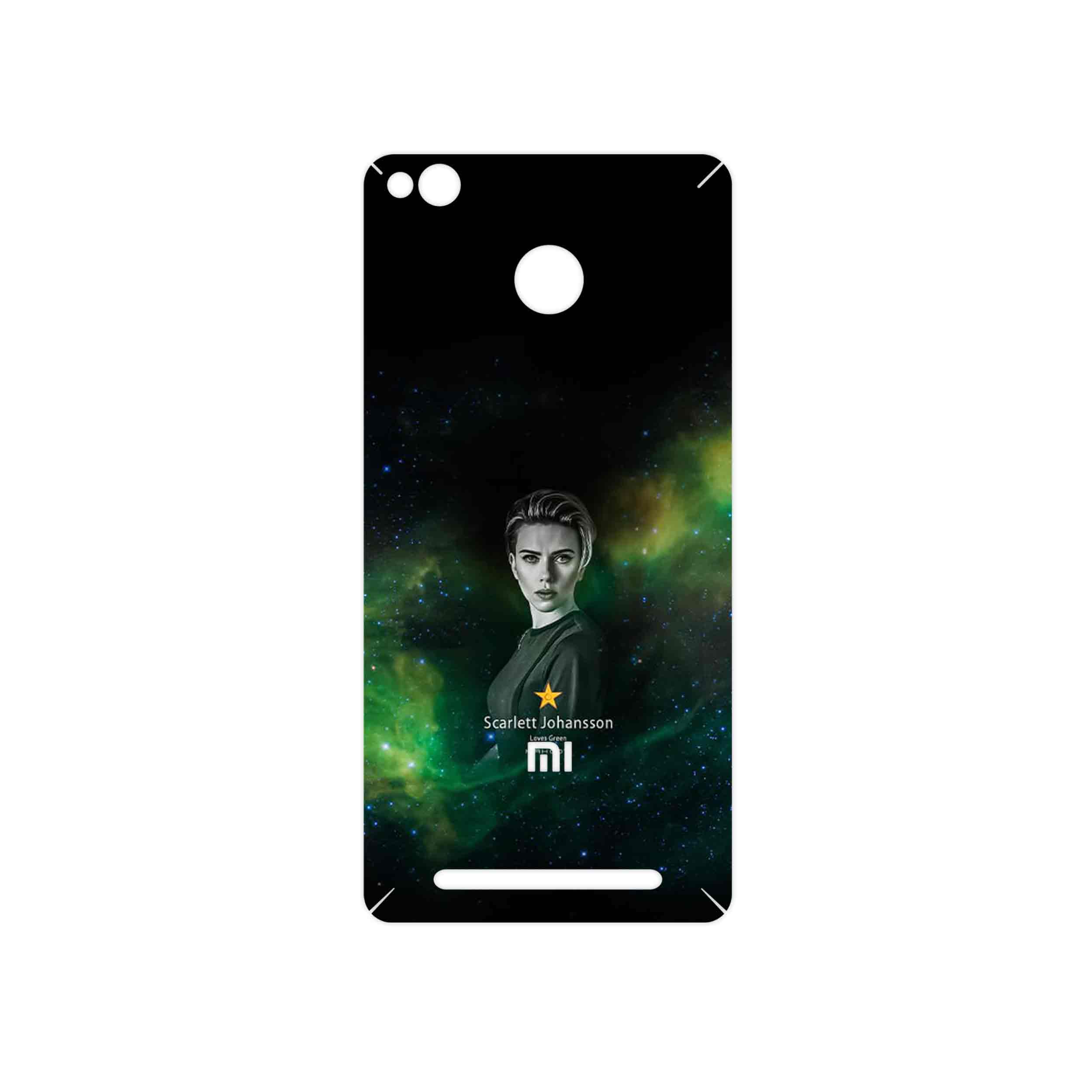 برچسب پوششی ماهوت مدل Scarlett Johansson مناسب برای گوشی موبایل شیائومی Redmi 3 Pro