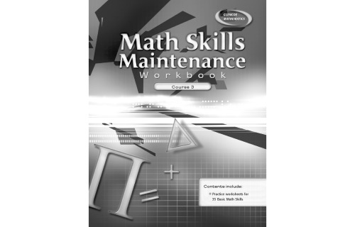 خرید و دانلود نسخه کامل کتاب Math Skills Maintenance Workbook: Course 3