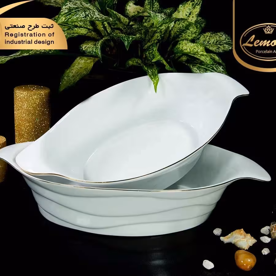 کاسه مدرن کوچک لب طلا یک مجتمع تولیدی چینی لمون آراد 