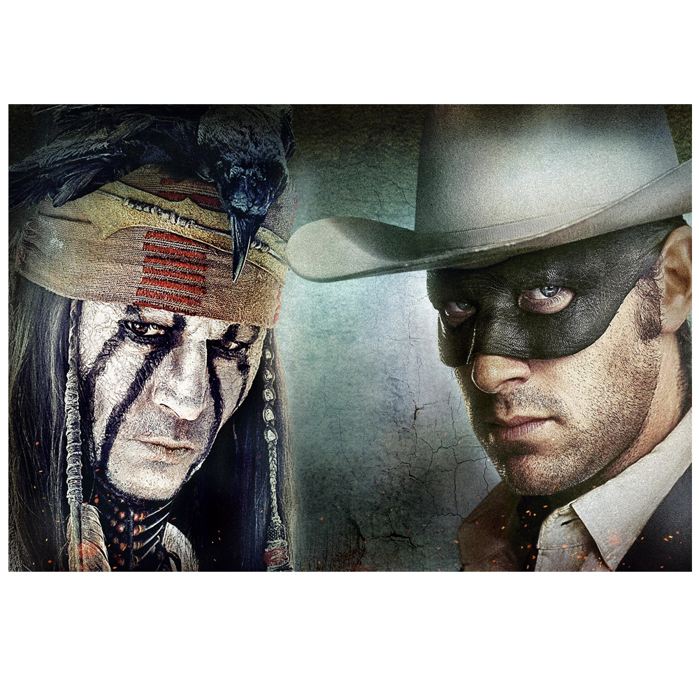 تابلو شاسی طرح فیلم جانی دپ The Lone Ranger کد AFN 180