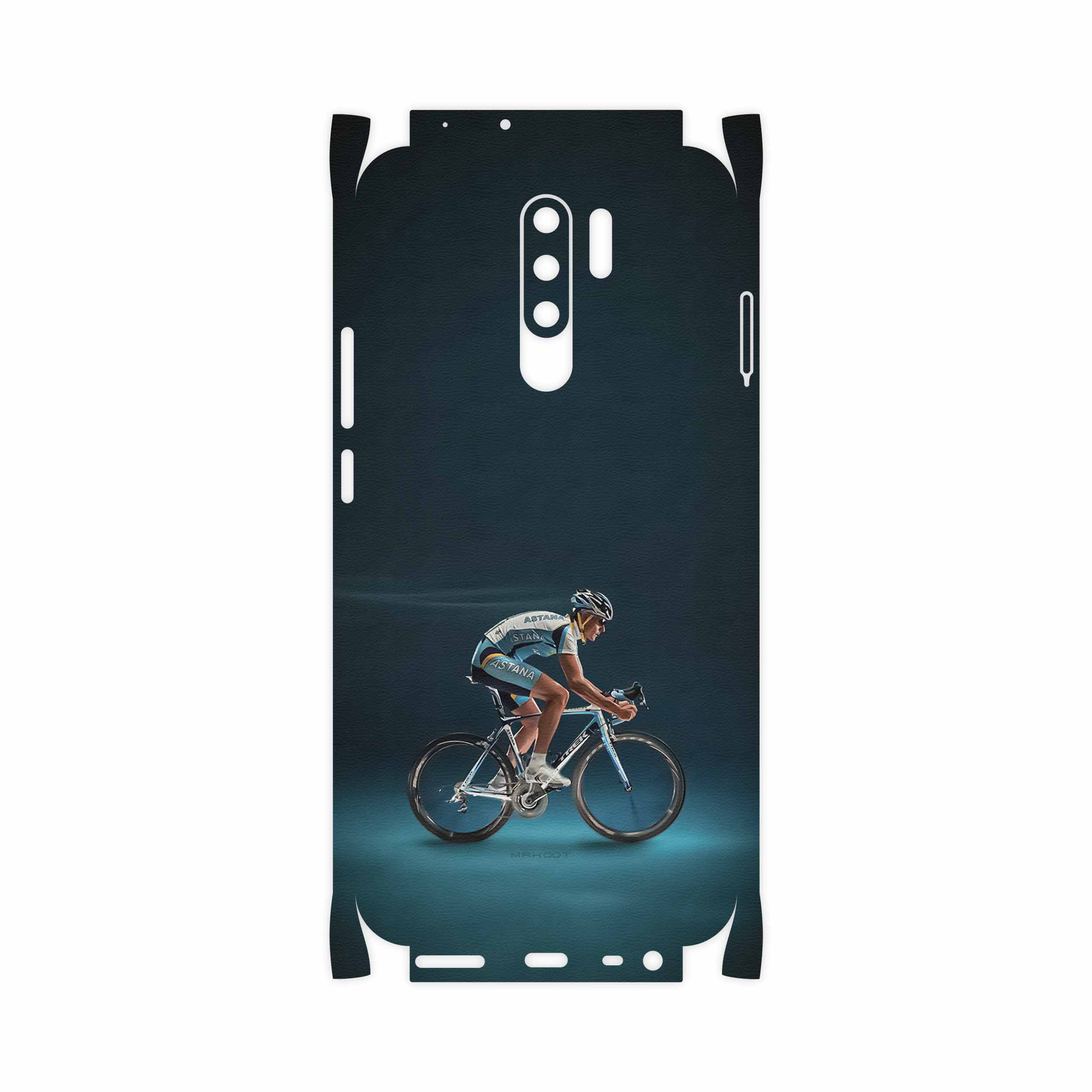 برچسب پوششی ماهوت مدل Road cycling-FullSkin مناسب برای گوشی موبایل شیائومی Redmi 9