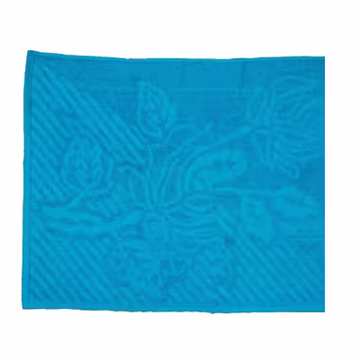 حوله دستی طرح نیلوفر سایز 70 × 40 سانتی متر