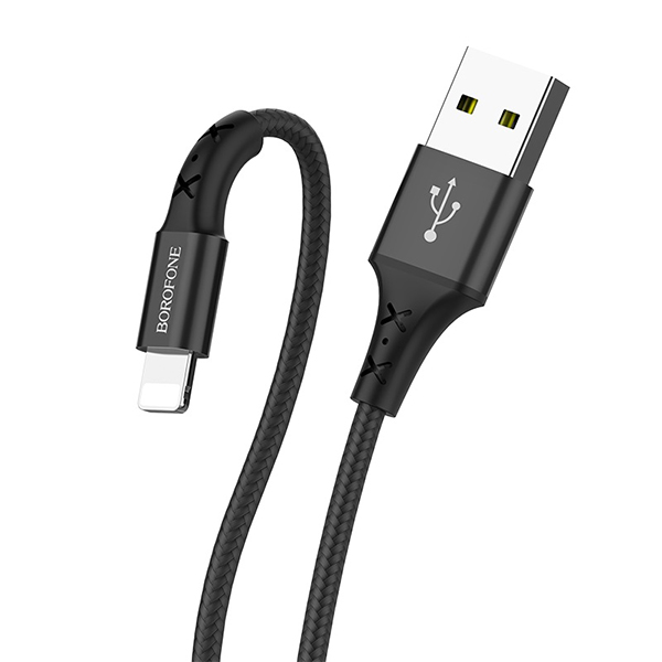 کابل تبدیل USB به لایتینگ بروفون مدل BX20 طول 1 متر