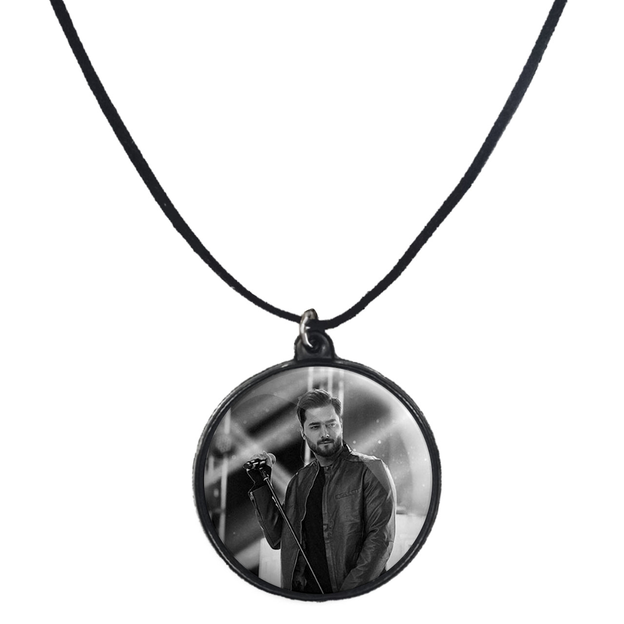 گردنبند پرمانه طرح ماکان بند کد pmb.8585 مدل دو طرفه