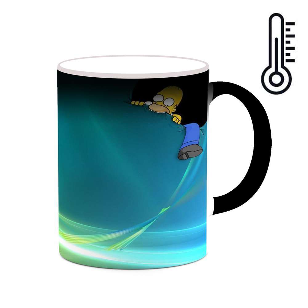 ماگ حرارتی کاکتی طرح کارتون سیمپسون مدل mgh23787