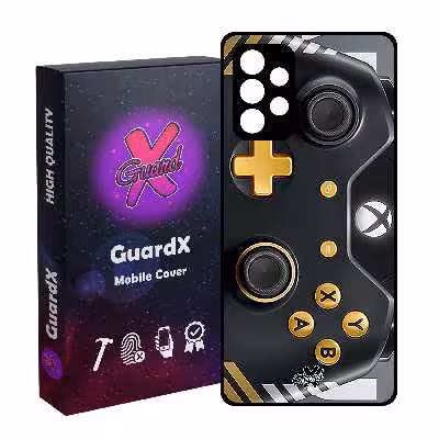کاور گارد ایکس طرح XBox Conroller مدل Glass10090 مناسب برای گوشی موبایل سامسونگ Galaxy A32 4G